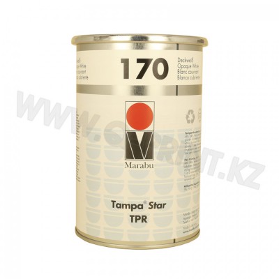 TPR 170 Тампонная краска для печати по полистеролу ABS- и SAN-пластикам, поликарбанату, акриловому стеклу, жесткому ПВХ и лакированным поверхностям TPR 170  белый укрывистый
