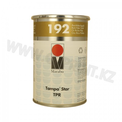 TPR 192 Тампонная краска для печати по полистеролу ABS- и SAN-пластикам, поликарбанату, акриловому стеклу, жесткому ПВХ и лакированным поверхностям TPR 192  насыщ бледное золото