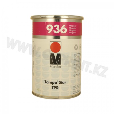 TPR936 Тампонная краска для печати по полистеролу ABS- и SAN-пластикам, поликарбанату, акриловому стеклу, жесткому ПВХ и лакированным поверхностям TPR936  маджента