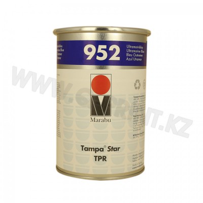 TPR952 Тампонная краска для печати по полистеролу ABS- и SAN-пластикам, поликарбанату, акриловому стеклу, жесткому ПВХ и лакированным поверхностям TPR952  ультрамарин