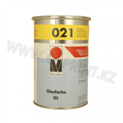 GL21 Краска для тампонной печати по стеклу, керамике, металлам, алюминию, хромированным деталям, лакированным поверхностям и дуропластам  GL21  (Средний Желтый)