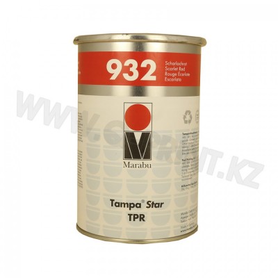 Краска для тампонной печати на предварительно обработанных полиэтиле и полипропилене, металлах и лакированных поверхностях  TPU 930  (красный киноварь)